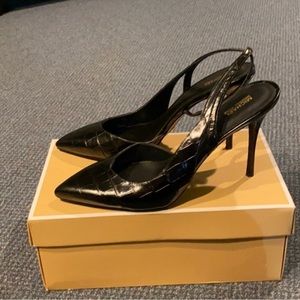 Michael Kors Eliza Pump Black Croc
